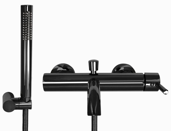 Bathroom faucet Rea Lungo Black metallic