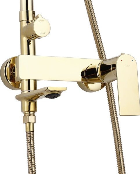 Shower set REA STORM ZŁOTY GOLD