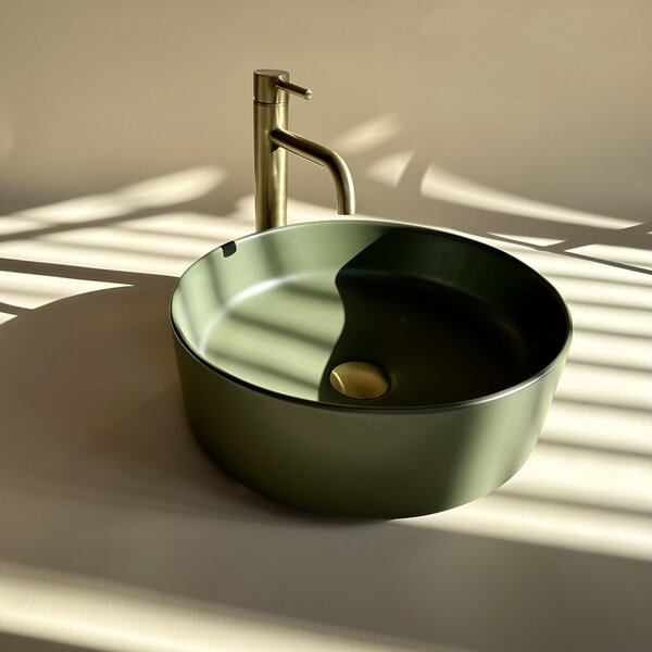 Countertop Basin Rea SAMI GREEN MATT