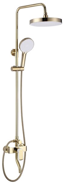 Shower set REA BLOOM WHITE GOLD