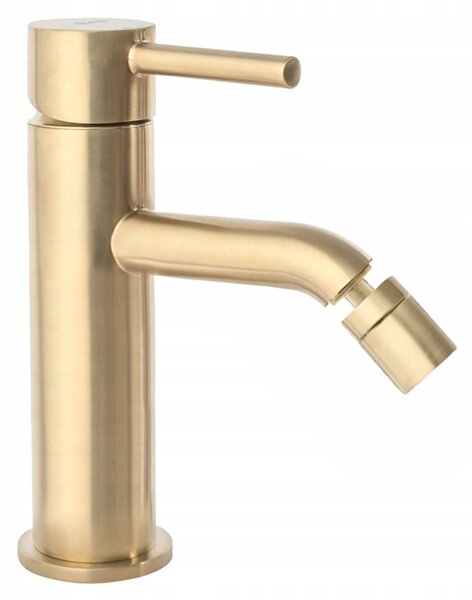 Bidet faucet Rea Lungo Gold Brush