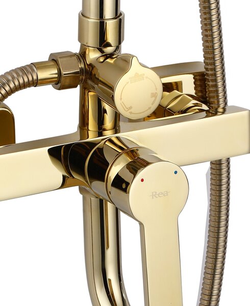 Shower set REA ARGUS GOLD