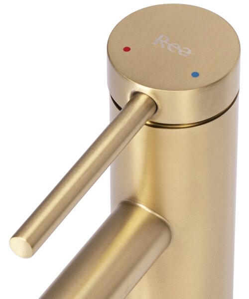 Bathroom faucet Rea Foss Gold Low