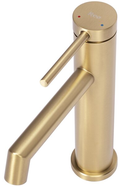 Bathroom faucet Rea Foss Gold Low