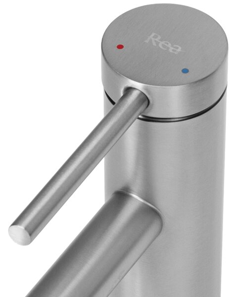 Bathroom faucet Rea Foss Brush Nickel Low