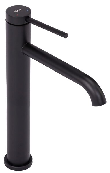 Bathroom faucet Rea CLIF BLACK MAT HIGH
