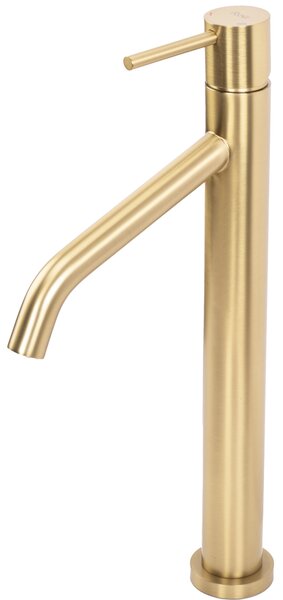 Bathroom faucet Rea Level Brush Gold High