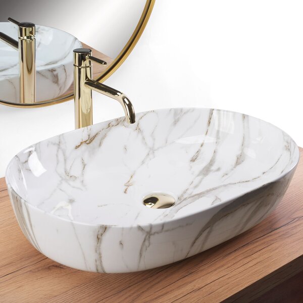 Countertop basin REA CLEO 61 Shiny Aiax