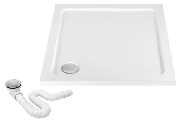 Shower tray Rea Savoy White 90x90