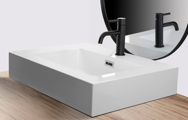 Ceramic Countertop Basin Rea Alison White