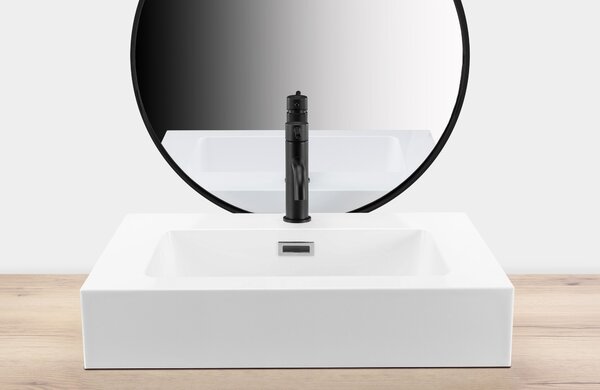 Ceramic Countertop Basin Rea Alison White