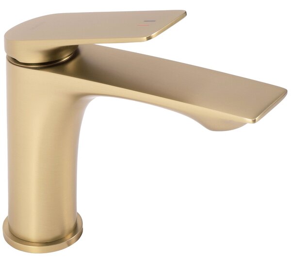 Bathroom faucet Rea AVALON brush gold Low