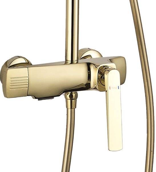 Shower set REA REBEL GOLD