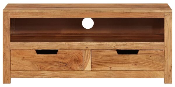 TV Cabinet 88x35x40 cm Solid Wood Acacia