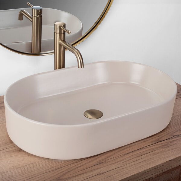 Countertop Basin Rea NADIA 60 BEIGE MATT