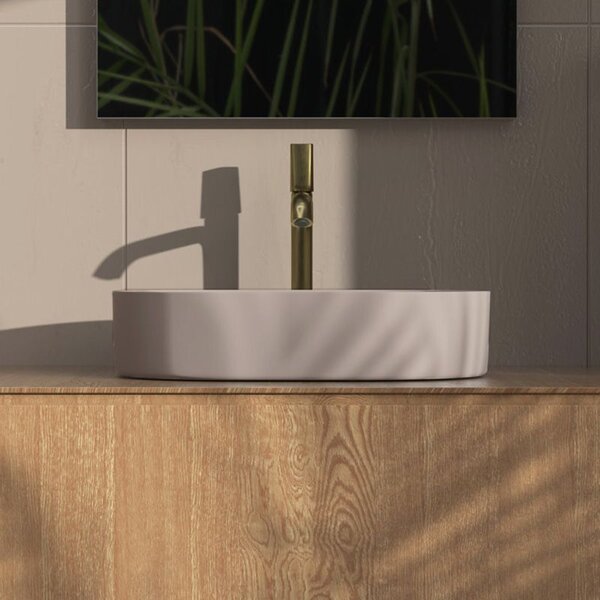 Countertop Basin Rea NADIA 60 BEIGE MATT