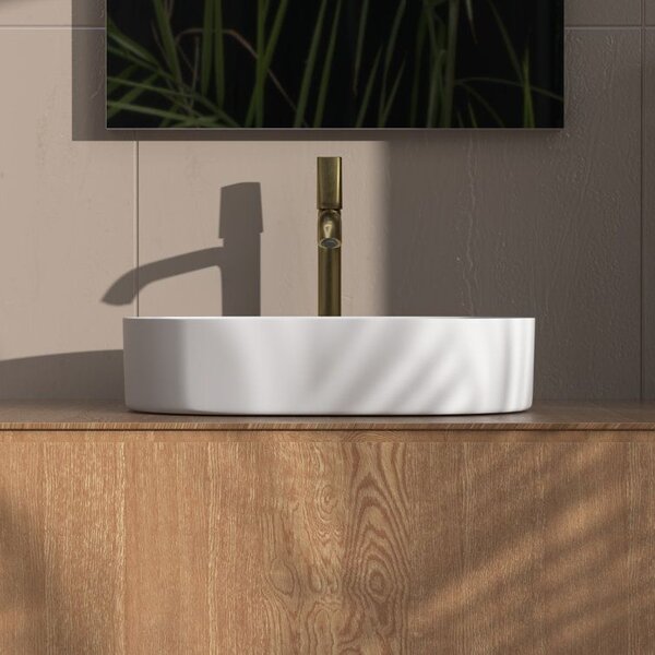 Countertop Basin Rea NADIA 60 WHITE MATT