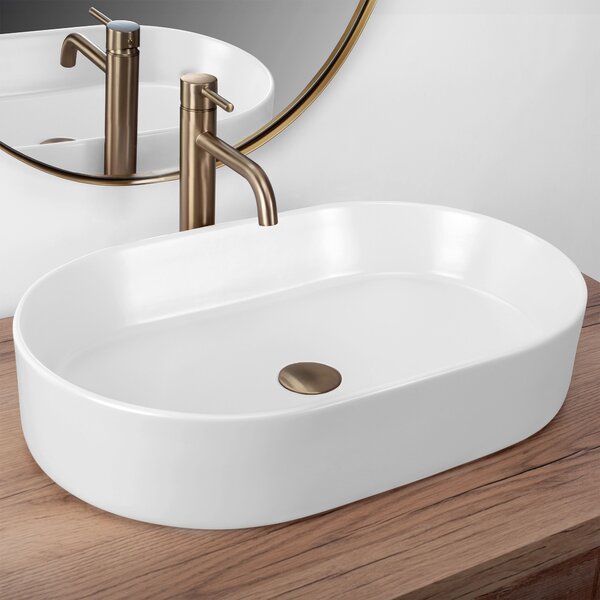 Countertop Basin Rea NADIA 60 WHITE MATT