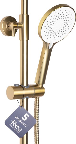 Shower set REA AVALON GOLD BRUSH