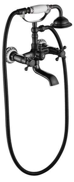 Bath faucet Rea Rustico Old Black