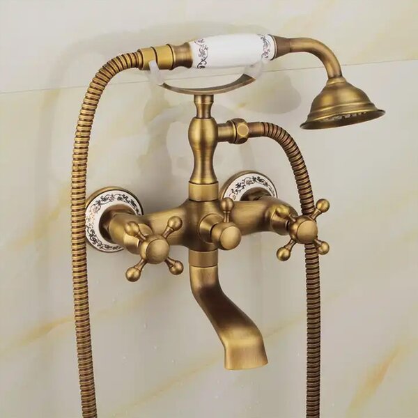 Bath faucet Rea Rustico Antique Gold