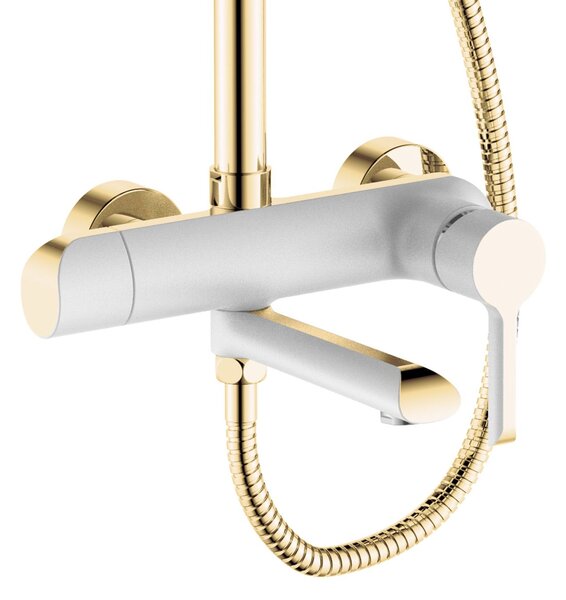 Shower set REA MELIA WHITE GOLD