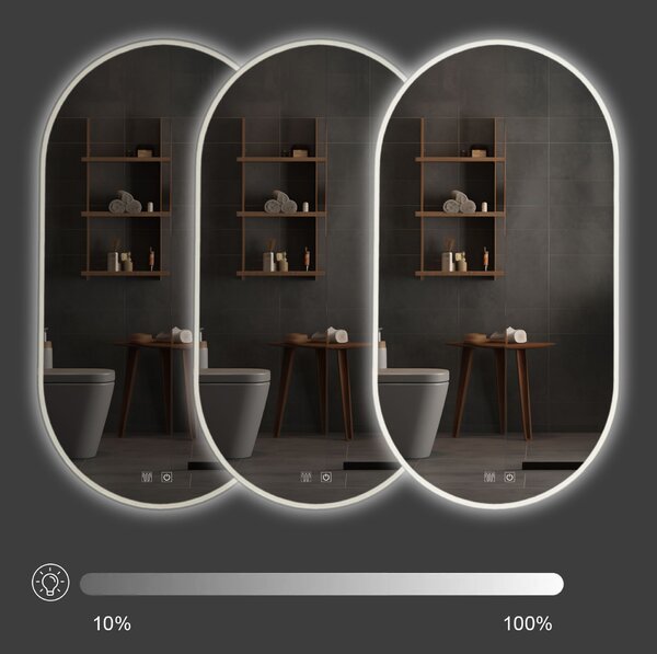 Mirror LED EGj 50x90 cm