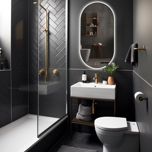 Mirror LED EGj 50x90 cm