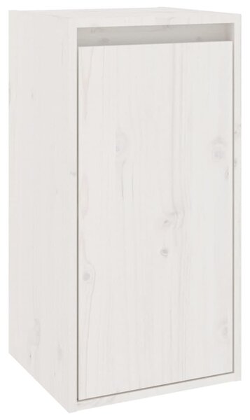 Wall Cabinet White 30x30x60 cm Solid Wood Pine