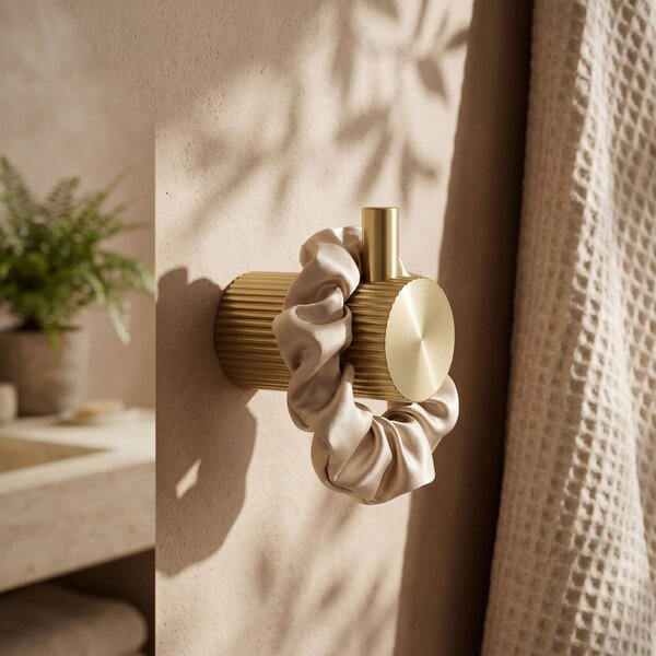Bathroom hook 64104 SOLO Brush Gold