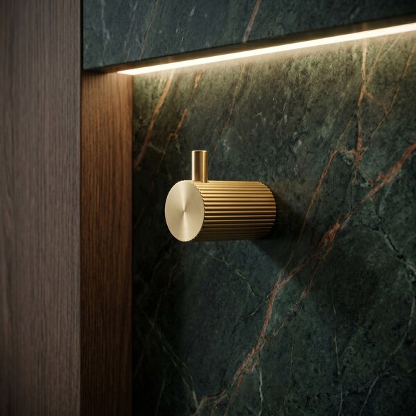 Bathroom hook 64104 SOLO Brush Gold