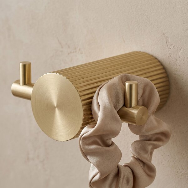 Bathroom hook 64104A SOLO Brush Gold