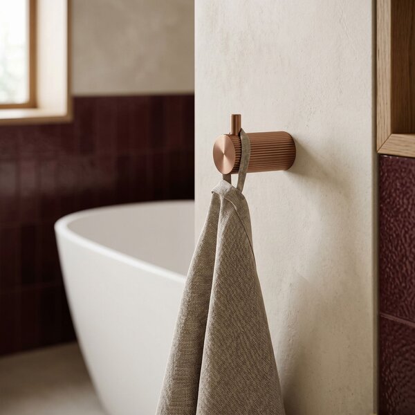 Bathroom hook 64104 SOLO Brush Copper