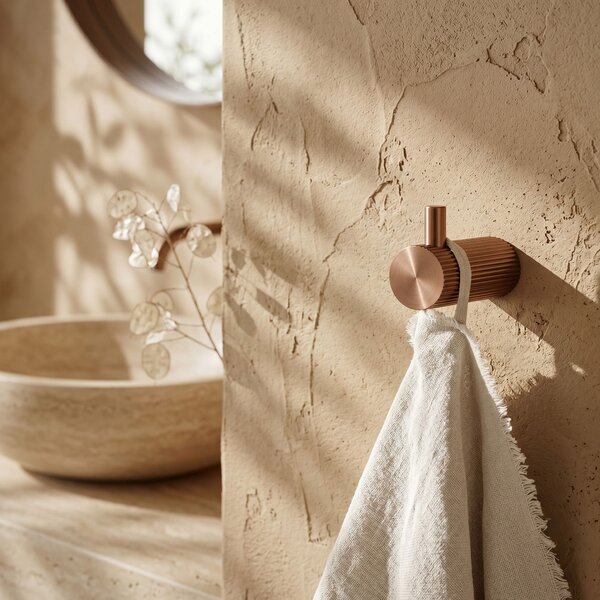 Bathroom hook 64104 SOLO Brush Copper