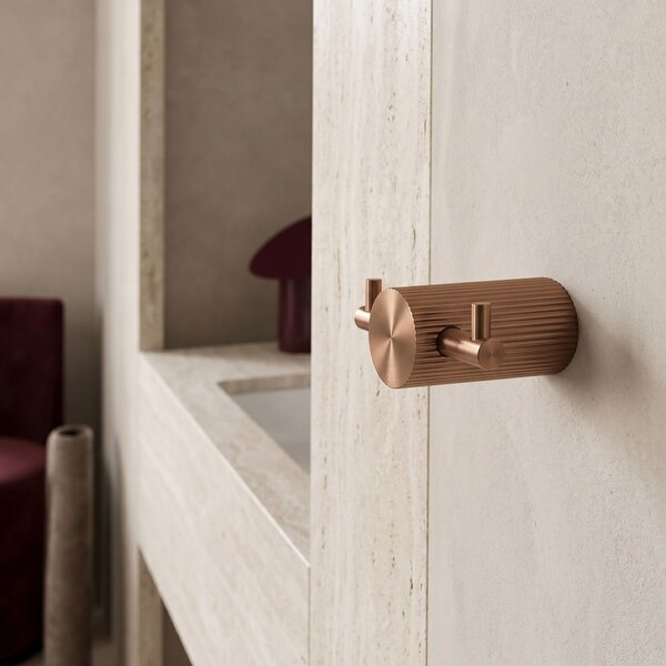 Bathroom hook 64104A SOLO Brush Copper