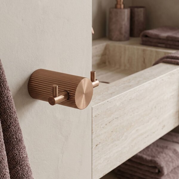 Bathroom hook 64104A SOLO Brush Copper