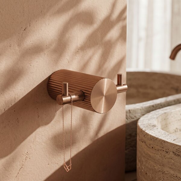 Bathroom hook 64104A SOLO Brush Copper