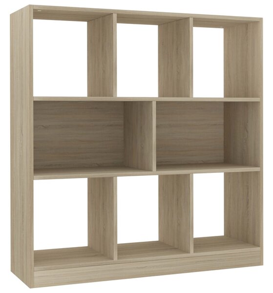 Book Cabinet Sonoma Oak 97.5x29.5x100 cm Engineered Wood