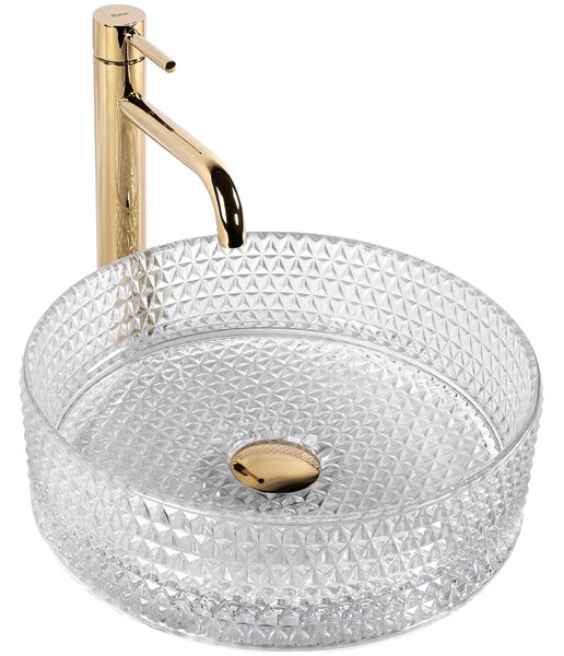 Countertop washbasin Rea Cristal Transparent