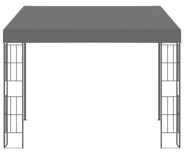 Wall-mounted Gazebo 3x3 m Anthracite Fabric