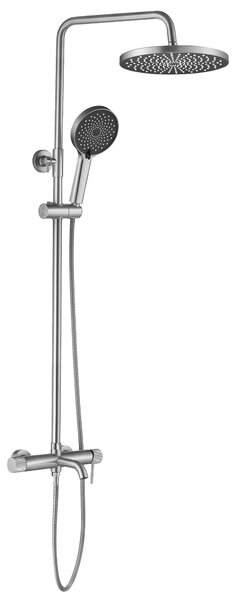 Shower set Rea Lungo Stripe Brush Nickel