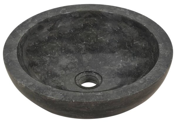 Sink 40x12 cm Marble Black