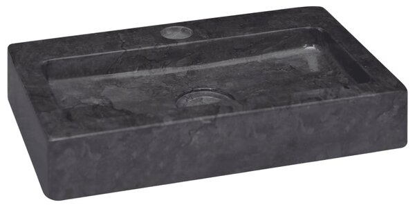 Sink Black 38x24x6.5 cm Marble