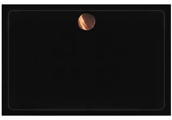 Shower tray Rea Savoy Black 80x100