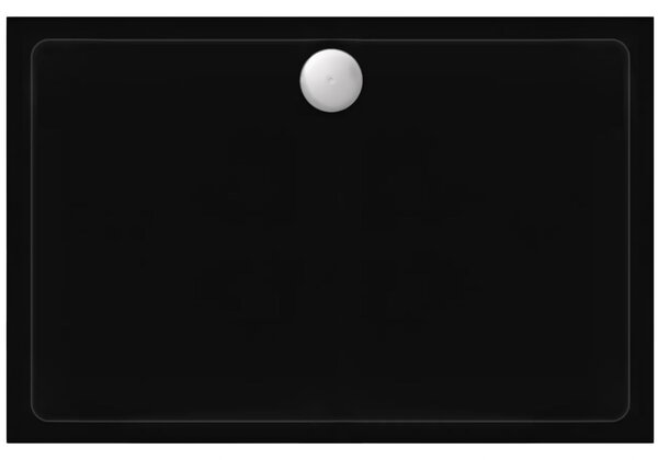 Shower tray Rea Savoy Black 80x100