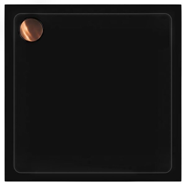 Shower tray Rea Savoy Black 80x80