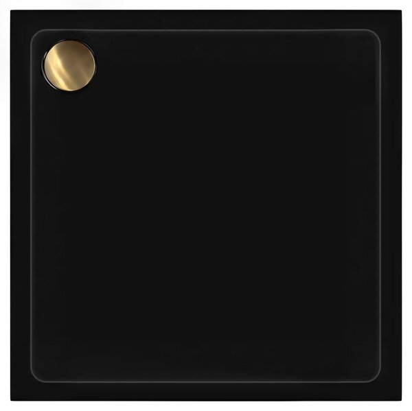 Shower tray Rea Savoy Black 80x80