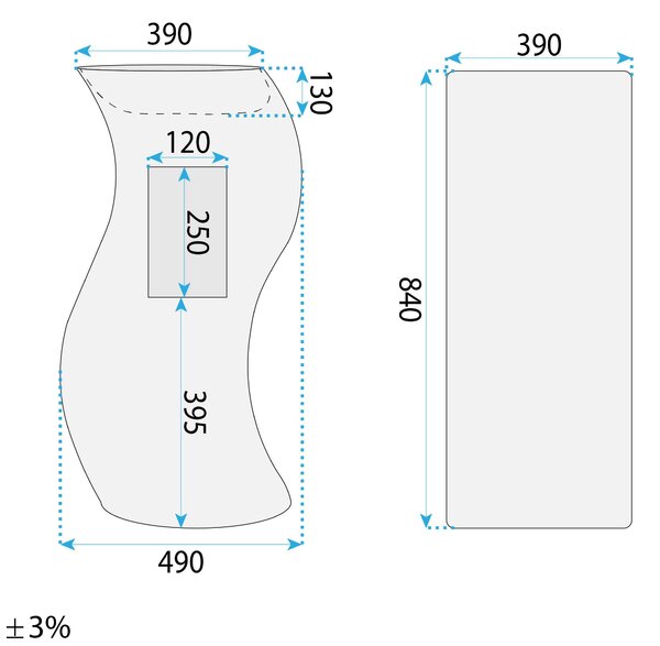Freestanding basin REA Melody