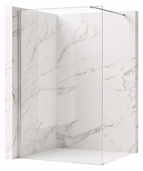 Shower screen Rea Flexi Transparent / Chrome 70