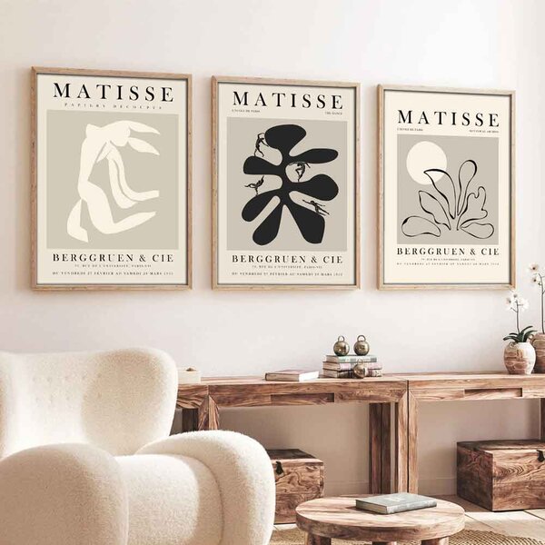 Satori Wooden 20x30cm Matisse Art of Frame Set of 3 in Multicolour